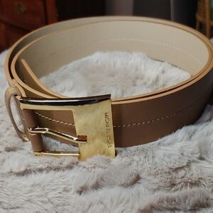 Michael Kors Vegan Leather Tan Belt Size Extra Large